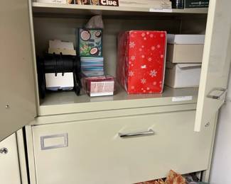 Jefsteel File Cabinets, Various Board Games
