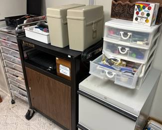 Various Crafting Supplies, Brentford Cart