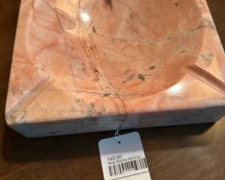 Pink Marble Ashtray