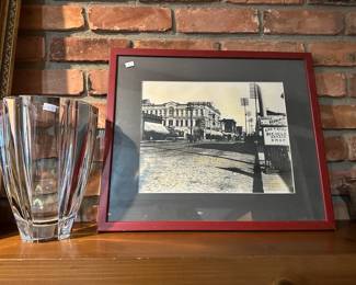 Vases, framed art
