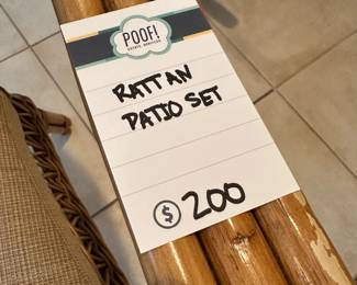 Rattan Patio Set