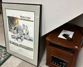 Framed posters, Area rugs