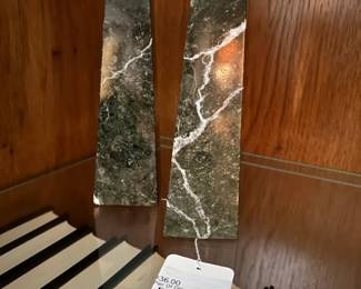 Pair of Onyx Bookends