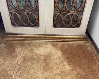 This is a companion piece to the smoked glass Coffee table - many design features carry over. 