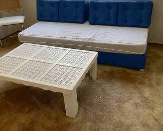 Blue Vinyl Daybed is pending 