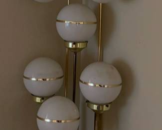 Table top globe lamp we have one table lamp and one standing lamp