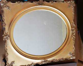 Gorgeously framed mirror