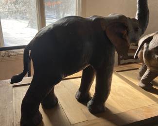 Large leather Elephant