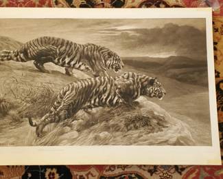Signed Herbert Dicksee Print