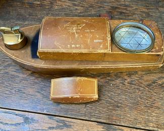 Commerative Cigarette Ashtray ensemble