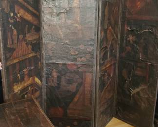 4 panel painted screen
