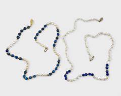 Pearl Lapis Lazuli Necklace