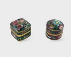 Cloisonne Pill Boxes