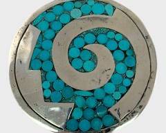 Taxco Sterling Pendant Pin