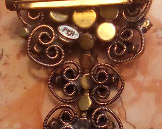 Hobe Victorian Garnet brooch