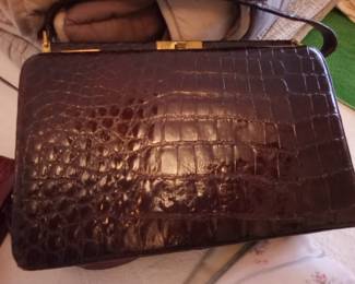 Vintage Bellestone Aligator purse