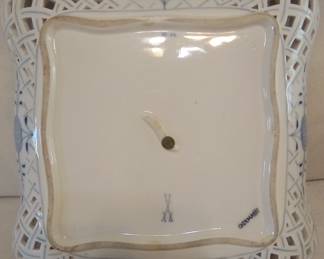 Meissen Blue Onion Reticulated Basket /Bowl