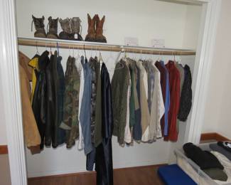 Mens clothes and boots