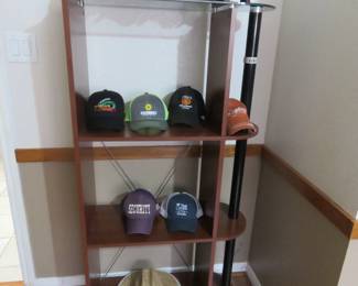 Base Ball Hats, Book stand goes with desk