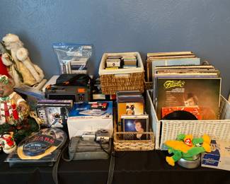 Records & 8 tracks. Mostly gospel music 