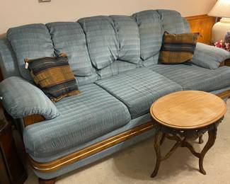Big ole comfy blue couch! Great for napping!! 