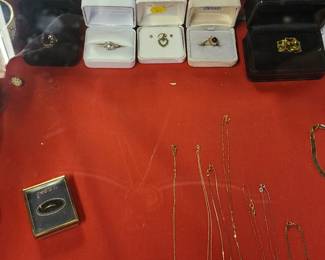 Assorted Gold jewelry 