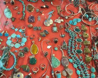Assorted Turquoise jewelry 