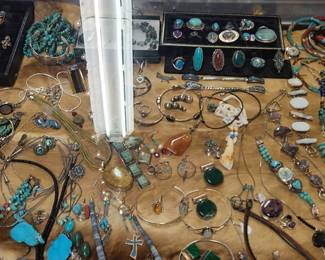 Assorted Turquoise jewelry 