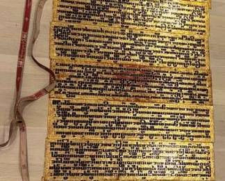 Antique Burmese Gilt Buddhist Manuscript Prayer Panels