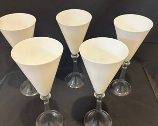 Set Of 5 Modern Designer Glasseware