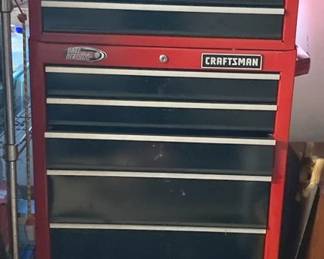 Craftsman 2 Piece Rolling Tool Chest with Tools