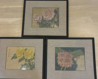 Floral Asian Paintings