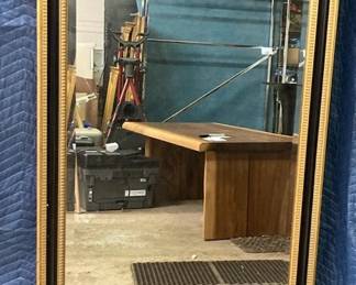 Windsor Art Black And Gold Mirror