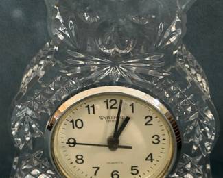 Waterford Crystal Teddy Bear Clock