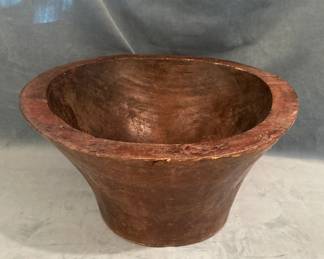 Primitive Carved Wooden Bowl
