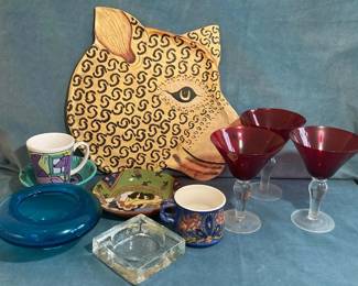 Marquis By Waterford Blue Bowl Judy Miller Pottery Dish