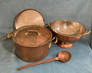 Heavy Bottom Copper Soup Pot And More Copper