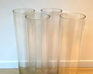 Large Hurricane Vases 28 inches tall