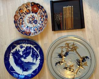 Large Asian Serving Platters