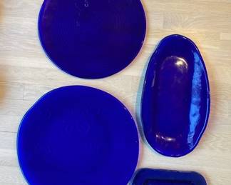 Blue Serving Dishes
