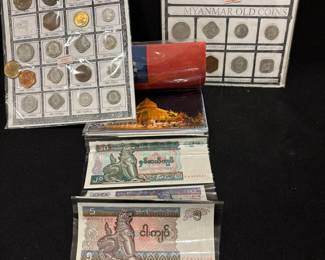Myanmar Coins And Currency