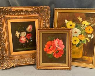Floral Oil Paintings