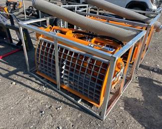 DOUBLE DISCHARGE SKID STEER CONCRETE MIXER