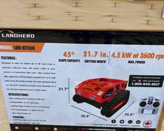 LANDHERO REMOTE CONTROL LAWN MOWER