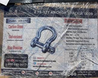 PALLET OF 38 ASSORTED CLEVIS SHACKLES