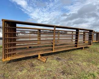 HD 24 FREESTANDING FENCE PANEL, 8X BID