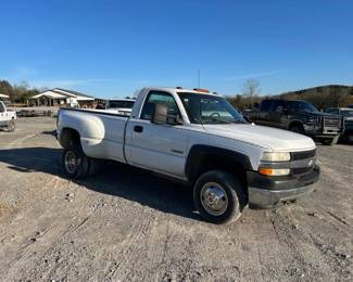 2001 CHEVROLET 3500 4X4 DUALLY TRUCK