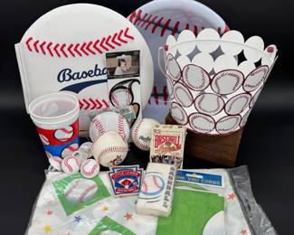 Batter Up! Baseball Book, Collectibles, & Party Decor