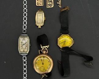 Art Deco & Antique Watches - Elgin, 17 Jewels, Esprit