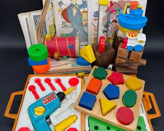 Vintage Kids Books, Puzzles & Toys - Fisher Price, Playskool